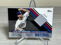 Clayton Kershaw [Black] #MLM-CK Baseball Cards 2024 Topps Major League Material Prices