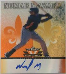 Nomar Mazara [Orange Autograph] #VANM1 Baseball Cards 2012 Leaf Valiant Prices
