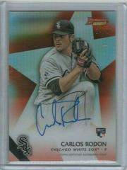 Carlos Rodon Baseball Cards 2015 Bowman's Best of Autographs Prices
