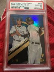 Fernando Tatis Jr. [Class 2 Blue] #100 Baseball Cards 2019 Topps Gold Label Prices