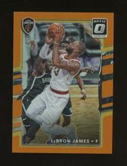 LeBron James [Orange] Basketball Cards 2017 Panini Donruss Optic Prices