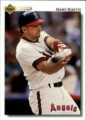 Gary Gaetti [Gold Hologram] #321 Baseball Cards 1992 Upper Deck Prices