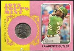 Lawrence Butler #75M-LBU Baseball Cards 2024 Topps Heritage Mint Nickel Prices