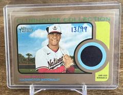 Juan Soto [Gold] #CC-JS Baseball Cards 2022 Topps Heritage Clubhouse Collection Relics Prices
