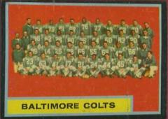 Colts Team #12 Football Cards 1962 Topps Prices