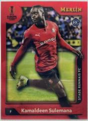 Kamaldeen Sulemana [Red] #94 Soccer Cards 2021 Topps Merlin Chrome UEFA Prices