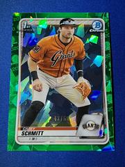 Casey Schmitt [Green] #BD-129 Baseball Cards 2020 Bowman Draft Sapphire Prices