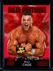 Brian Cage [Red] Wrestling Cards 2021 Upper Deck AEW Main Features Prices
