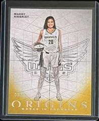 Maddy Siegrist [Gold] #9 Basketball Cards 2023 Panini Origins WNBA Works in Progress Prices