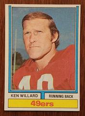 Ken Willard Football Cards 1974 Topps Parker Brothers Prices