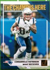 Cordarrelle Patterson #CH 6 Football Cards 2019 Donruss The Champ is Here Prices