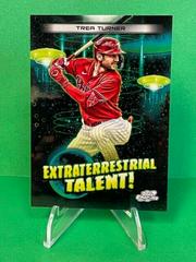 Trea Turner [Black Eclipse] #ET-21 Baseball Cards 2023 Topps Cosmic Chrome Extraterrestrial Talent Prices