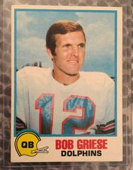 Bob Griese Football Cards 1978 Topps Holsum Prices