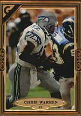 Chris Warren #83 Football Cards 1997 Topps Gallery Prices