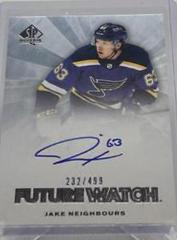 Jake Neighbours Hockey Cards 2021 SP Authentic Retro Future Watch Autograph Prices