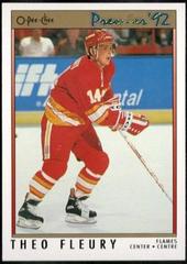 Theo Fleury #92 Hockey Cards 1992 O-Pee-Chee Premier Prices
