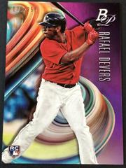 Rafael Devers [Batting Purple] Baseball Cards 2018 Bowman Platinum Prices