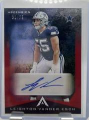 Leighton Vander Esch [Red] #ASC-LVE Football Cards 2021 Panini Chronicles Ascension Autographs Prices