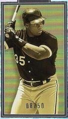 Frank Thomas [Holo Gold] #S-3 Baseball Cards 2022 Panini Three and Two Sultans Prices
