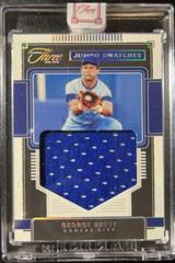 George Brett #JS-GB Baseball Cards 2022 Panini Three and Two Jumbo Swatches Prices