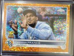 Wander Franco [SP Variation Orange Speckle] Baseball Cards 2022 Topps Chrome Prices