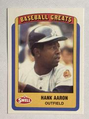 Hank Aaron #2 Baseball Cards 1990 Swell Greats Prices