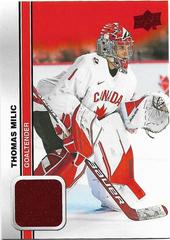 Thomas Milic [Red Foil] #1 Hockey Cards 2023 Upper Deck Team Canada Juniors Prices