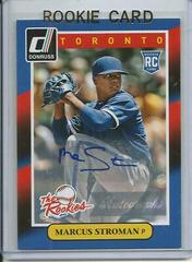 Marcus Stroman [Autograph] #47 Baseball Cards 2014 Donruss the Rookies Prices