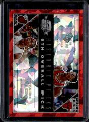Dwyane Wade, Scottie Pippen [Red Cracked Ice] #11 Basketball Cards 2019 Panini Contenders Optic Historic Picks Prices