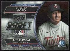Charlee Soto #BDN-4 Baseball Cards 2023 Bowman Draft Night Prices