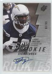 Larry English [Autograph Silver] #162 Football Cards 2009 Spx Prices