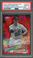 Spencer Torkelson [Red] #FSA-ST Baseball Cards 2023 Topps Chrome Update Future Stars Autographs Prices