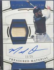 Marcell Ozuna [Gold] #TMS-MO Baseball Cards 2022 Panini National Treasures Material Signatures Prices