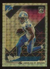 Amon Ra St. Brown [Gold] #TR-17 Football Cards 2021 Panini Donruss Optic The Rookies Prices