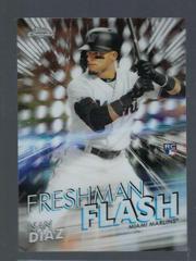 Isan Diaz [Orange Refractor] Baseball Cards 2020 Topps Chrome Freshman Flash Prices