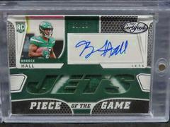 Breece Hall [Purple] Football Cards 2022 Panini Certified Piece of the Game Signatures Prices