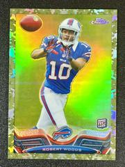 Robert Woods [Catching Camo Refractor] Football Cards 2013 Topps Chrome Prices