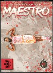 James Harden [Ruby] #8 Basketball Cards 2019 Panini Court Kings Maestros Prices