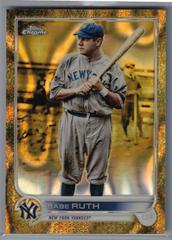 Babe Ruth [Lava Gold] #3 Baseball Cards 2022 Topps Gilded Collection Prices