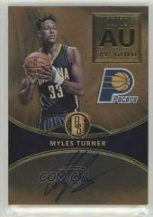 Myles Turner Basketball Cards 2016 Panini Gold Standard AU Autographs Prices