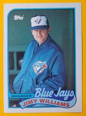 Jimy Williams [Blue Jays Checklist] #597 Baseball Cards 1989 Topps Tiffany Prices