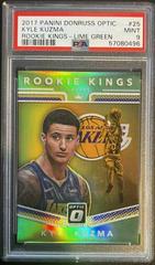 Kyle Kuzma [Lime Green] #25 Basketball Cards 2017 Panini Donruss Optic Rookie Kings Prices