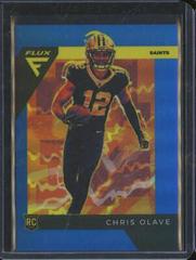 Chris Olave [Blue] #FX-7 Football Cards 2022 Panini Chronicles Flux Rookies Prices