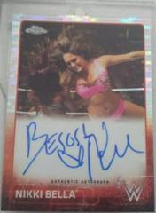 Nikki Bella [Pulsar] Wrestling Cards 2015 Topps Chrome WWE Autographs Prices