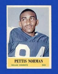 Pettis Norman Football Cards 1964 Philadelphia Prices