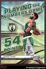Jayson Tatum Basketball Cards 2021 Panini Contenders Optic Playing the Numbers Game Prices