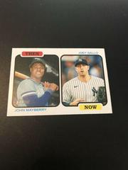 John Mayberry, Joey Gallo Baseball Cards 2022 Topps Heritage Then and Now Prices