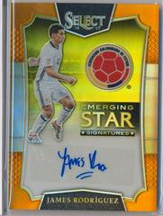 James Rodriguez [Orange] Soccer Cards 2016 Panini Select Emerging Star Signatures Prices