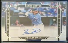 Bobby Witt Jr. #FP-BWJ Baseball Cards 2022 Panini National Treasures Field Pass Signatures Prices