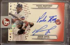 Pedro Martinez, David Ortiz [Red] #PPA-MO Baseball Cards 2023 Topps Pristine Pair Dual Autographs Prices